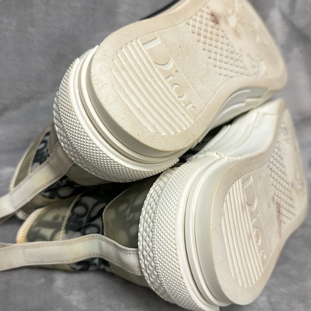 Christian Dior B23 Oblique Logo Canvas Sneakers Size 45 - Picture 10 of 10